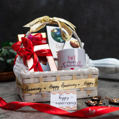 Anniversary Basket With Mug by Belco