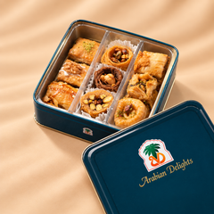 Arabian Sweets in Elegant Tin Box 550 gm by Arabian Delight