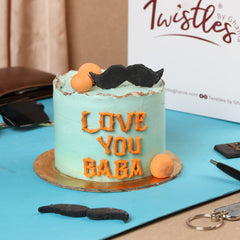 Twistles Father’s Day Bento Cake-Sea Green