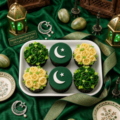 Azadi Mubarak Theme Cup Cakes
