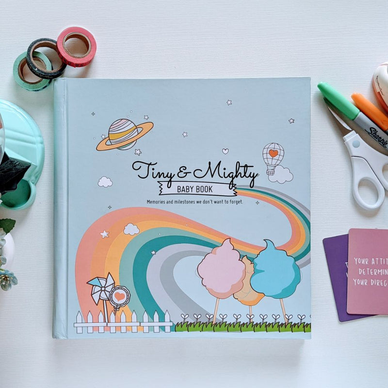 Tiny & Mighty Baby Memory Book - USA