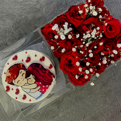 1 BENTO Cake & Flower Surprise by Sacha's Bakery