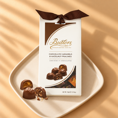 Chocolate Caramels & Hazelnut Praline 170G