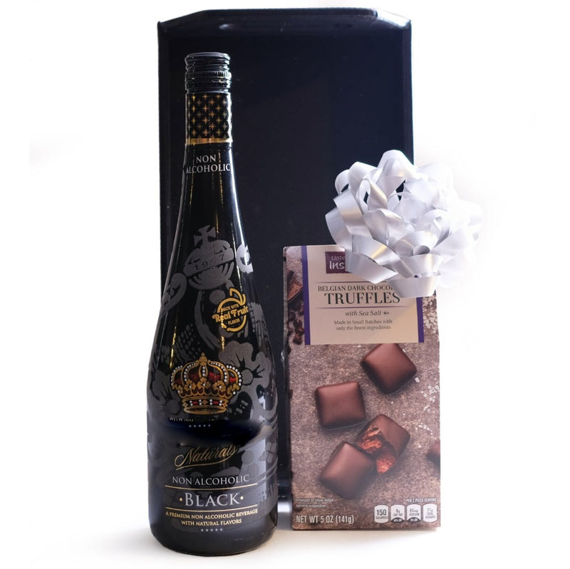 Non-Alcoholic Cider and Chocolate Truffles Set
