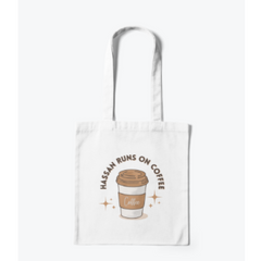 Books Tote Bag with Custom Name