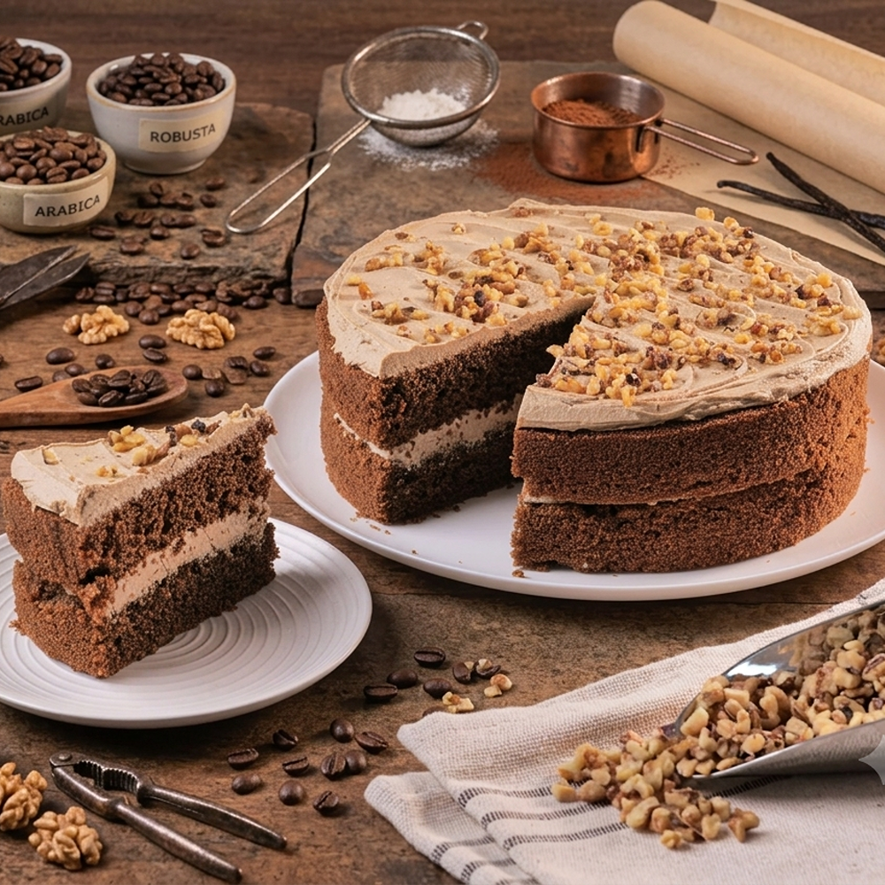 Coffee & Walnut Cake 3 LBS