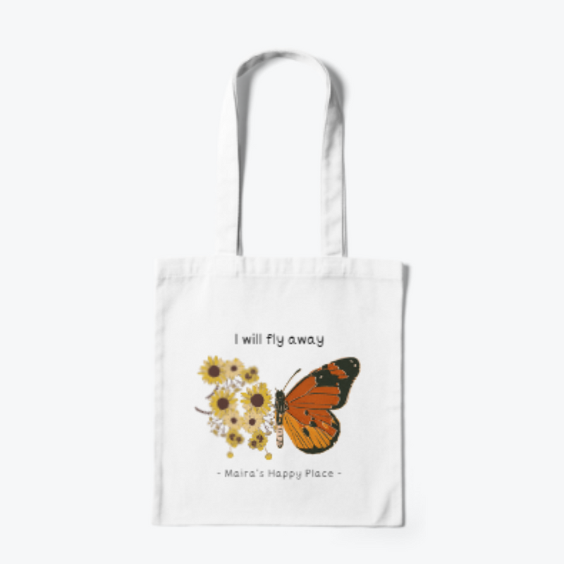 Customisable Happy Place Tote Bag