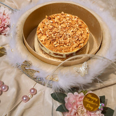 Swan Feathered Apple Crumble Delight