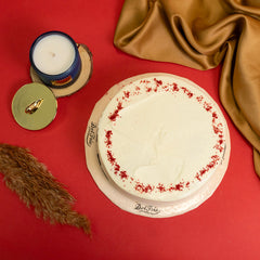 Indulgent Delights: Red Velvet Cake & J. Candle Assortment