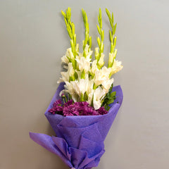 Zarar with Purple Bouquet Twist for him