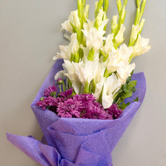 Zarar with Purple Bouquet Twist for him