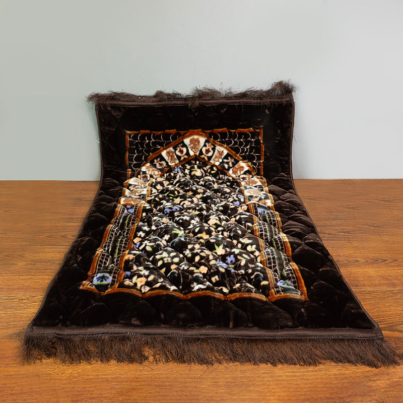 100 Beads Tasbeeh (Aqeeq) with Foamed Prayer Mat
