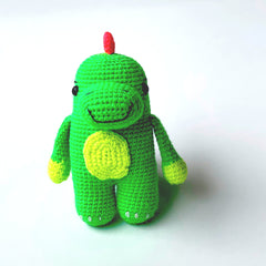 Dewey the Crochet Dinosaur