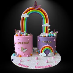 Double Fun Rainbow Cake 2.5 LBS