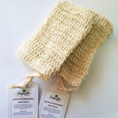 Exfoliating Cotton Soap Pouch