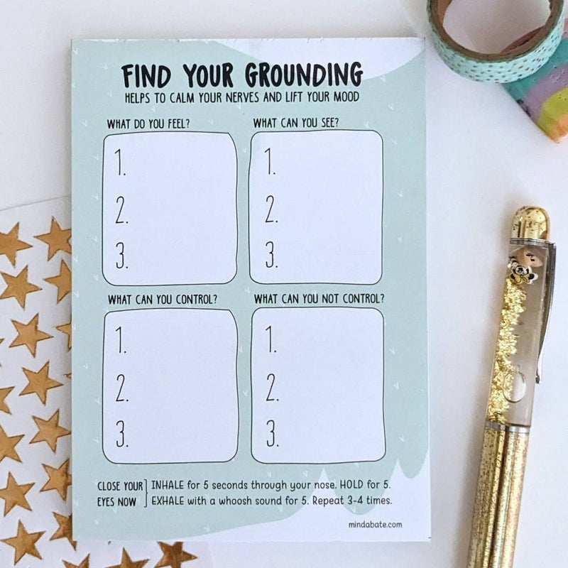 Find Your Grounding Notepad