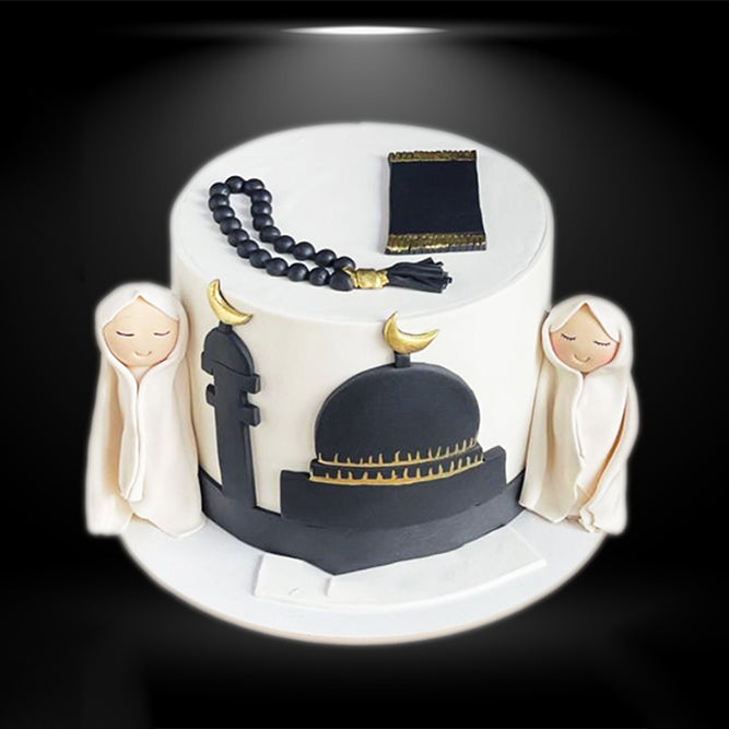 Hajj Mubarak Theme Cake 3Lbs