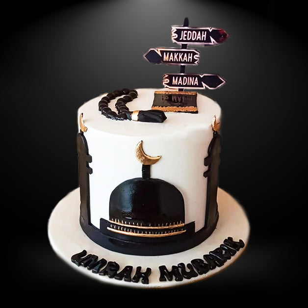Umrah Mubarak Theme Cake 3Lbs