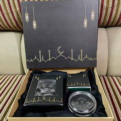 Elegant Ziker Gift Box – Ajwa Dates & Aqeeq Tassbeeh