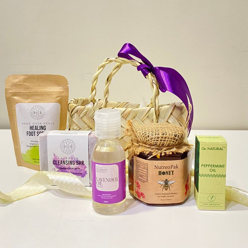 Lavender Care Basket