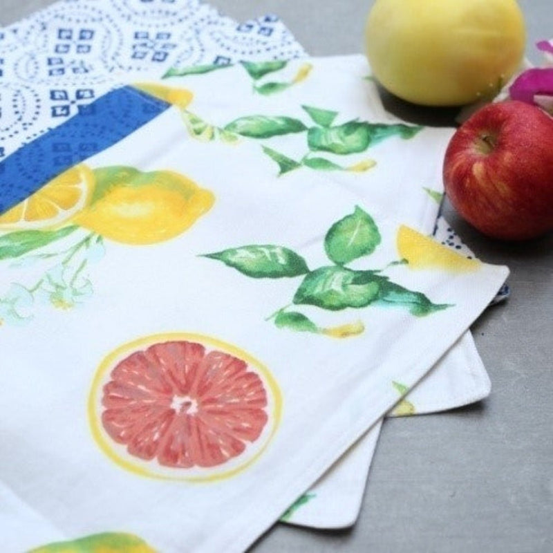 Lemon Bliss- Tablemats & Runner by PTH Homes