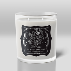 Lilies in Twlight Candle