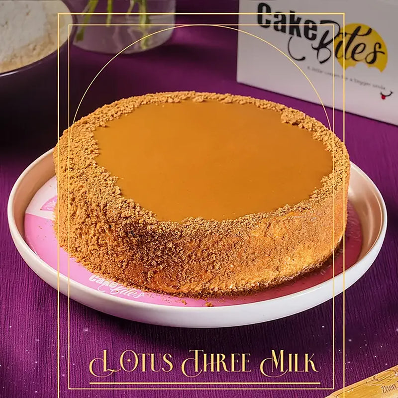 Lotus Three Milk Cake - 2.5 LBS