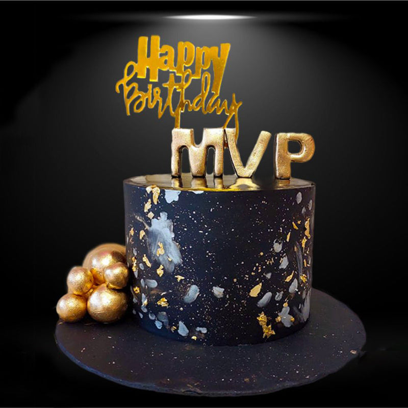 Black Royal MVP Birthday Cake 3.5 Lbs