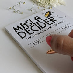 Masala Decider Notepad - UK