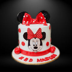 Minnie Mouse Theme Cake