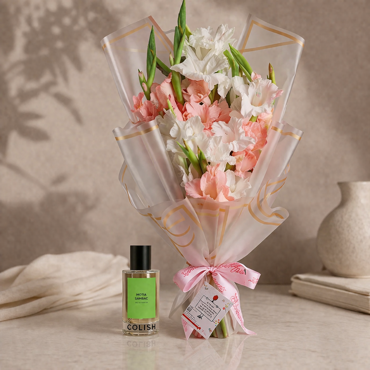 Motia Sambac For Her with Pink Pastel - TCS Sentiments Express