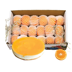 Kinnow Cheese Cake 2 LBS & Kinnow Box (7kg - 8kg)