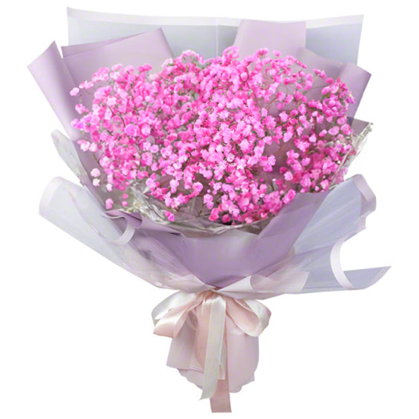 Pink Baby Breath Bouquet