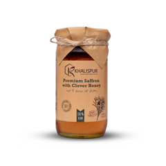 Raw Clover Honey with Premium Saffron 400g