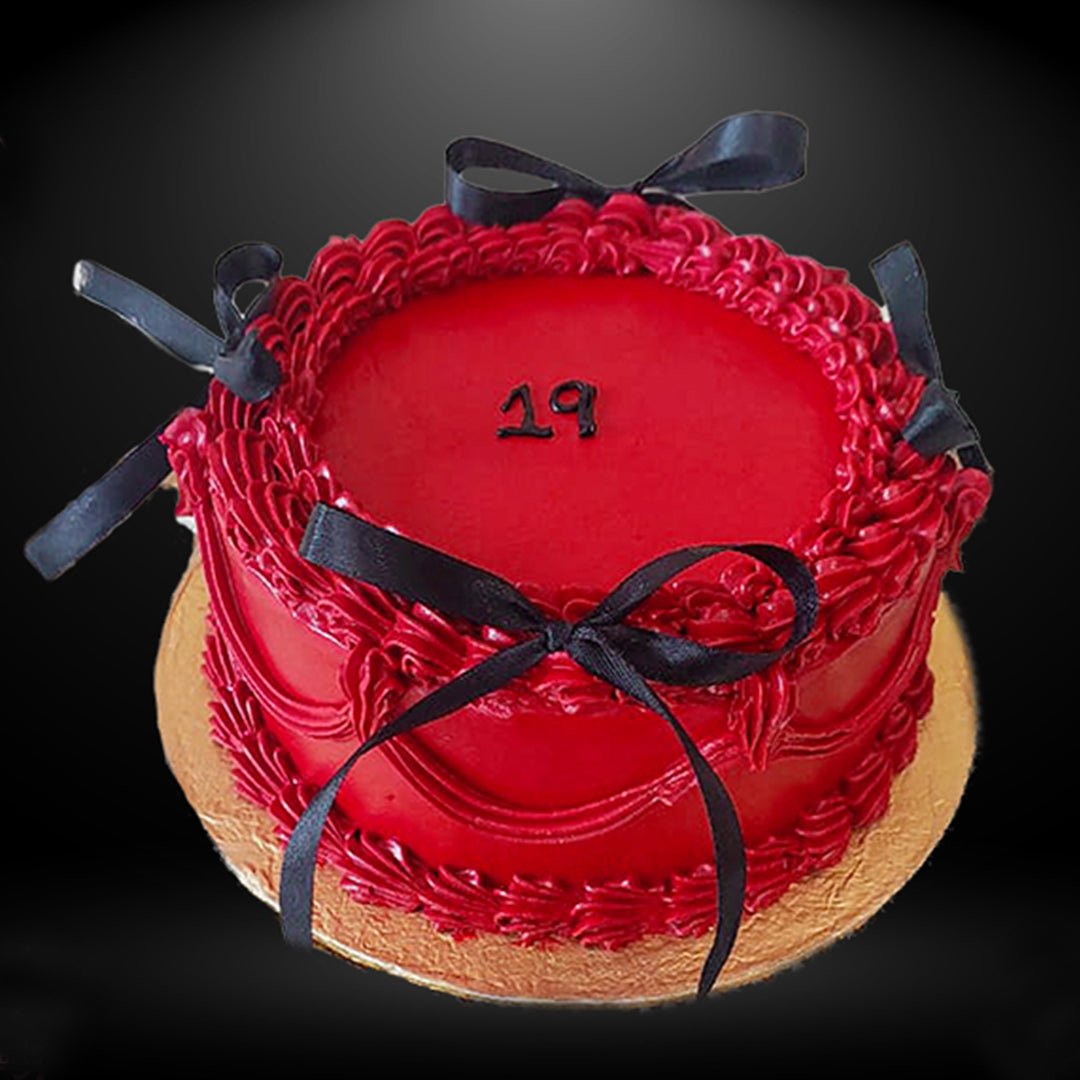Red Ribbon Cake 3 Lbs – TCS Sentiments Express