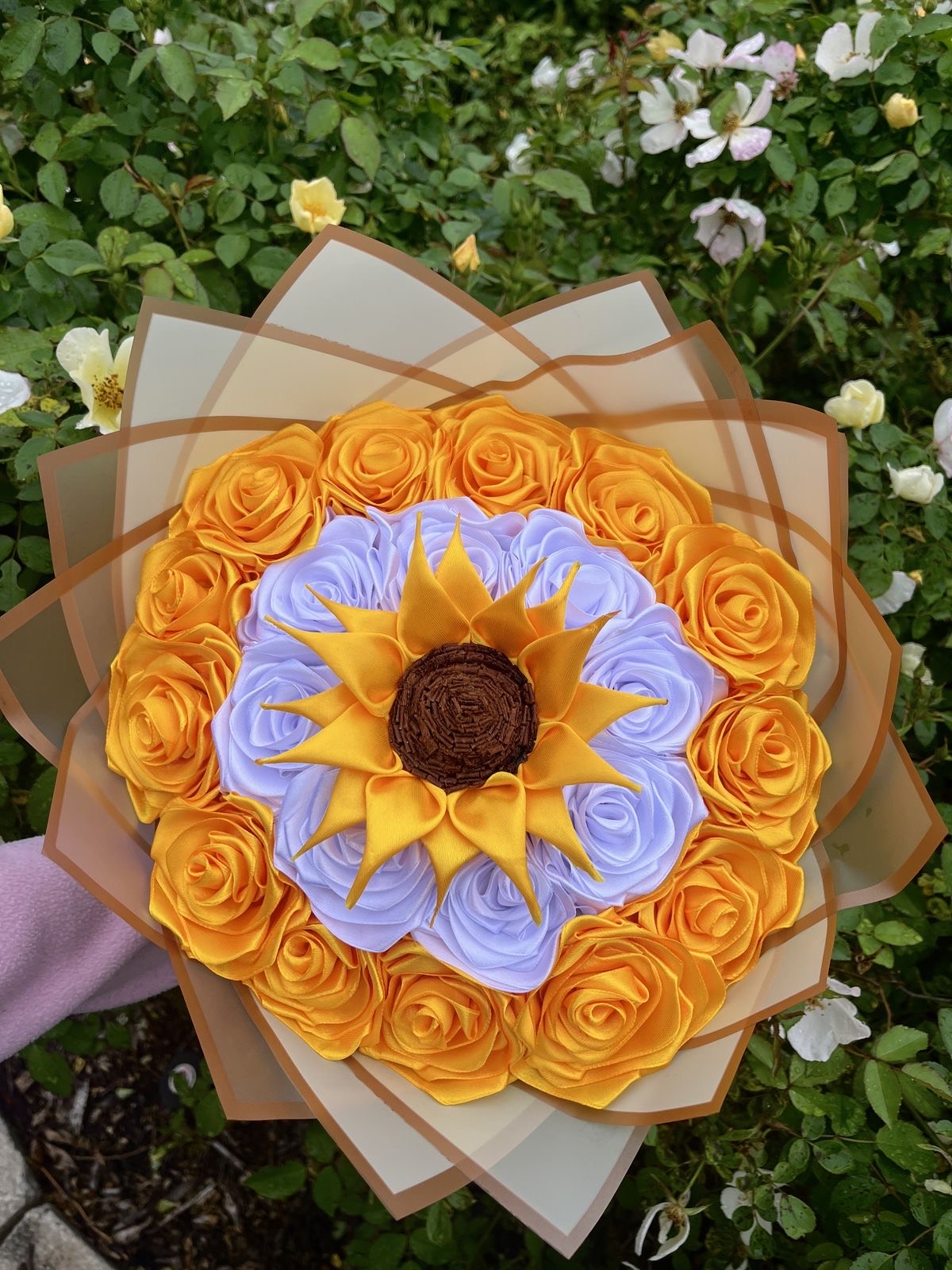 Silk Sunflower Bliss Bunch - TCS SentimentsExpress