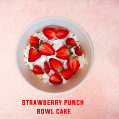 Strawberry Punch Bowl Cake