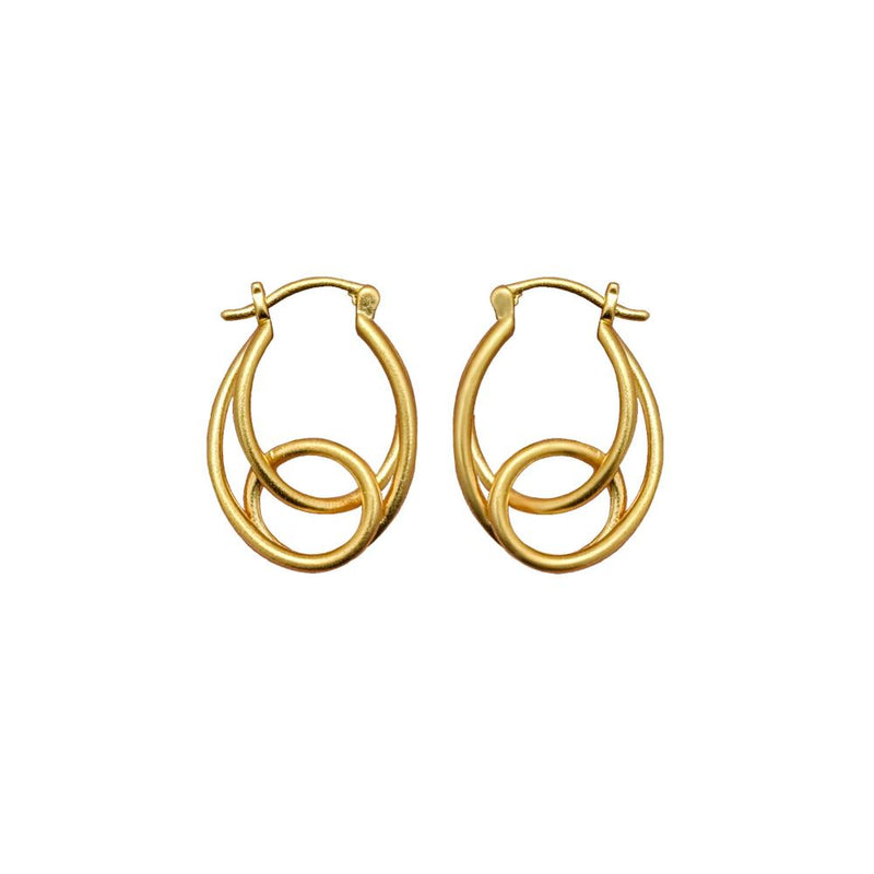 Transmigration Gold Plated Earring