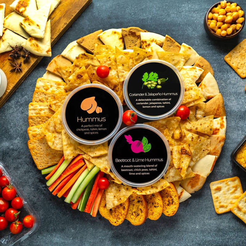 Hummus Platter by Platter Planet - Same Day Delivery