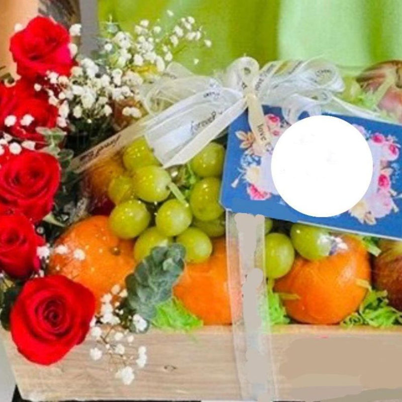 Fruit Box With Flowers