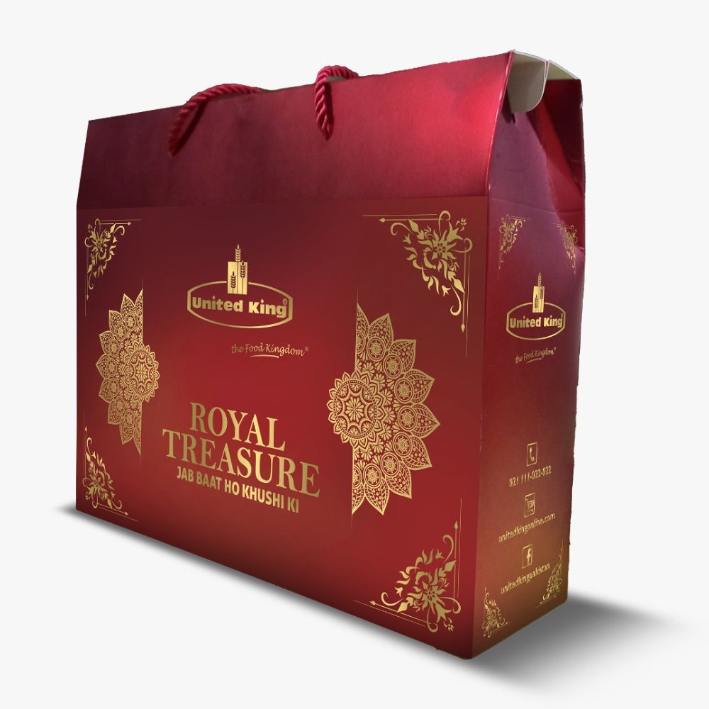 Royal Treasure Box With Nougat in Milk Chocolate Bark by Lals - TCS SentimentsExpress
