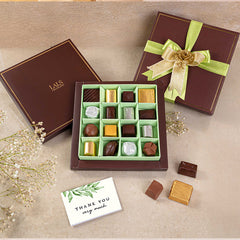 Classic Brown Bliss Chocolate with Pink Pastel