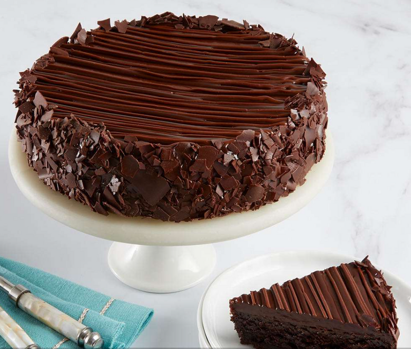 Triple Chocolate Enrobed Brownie Cake