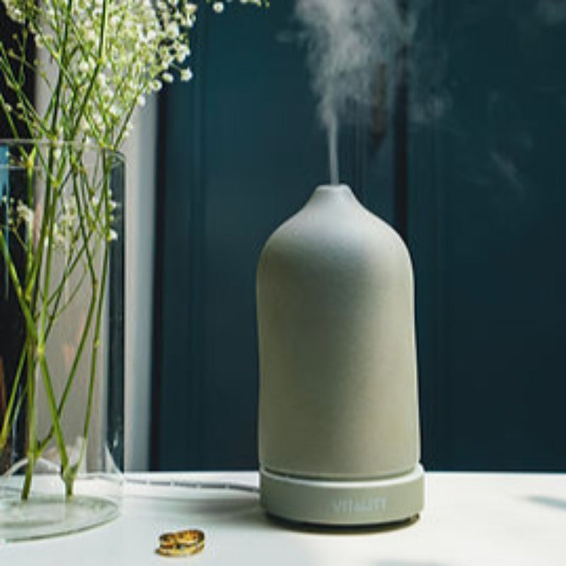 Aromatherapy Essential Oil Diffuser by Vitality - Charcoal