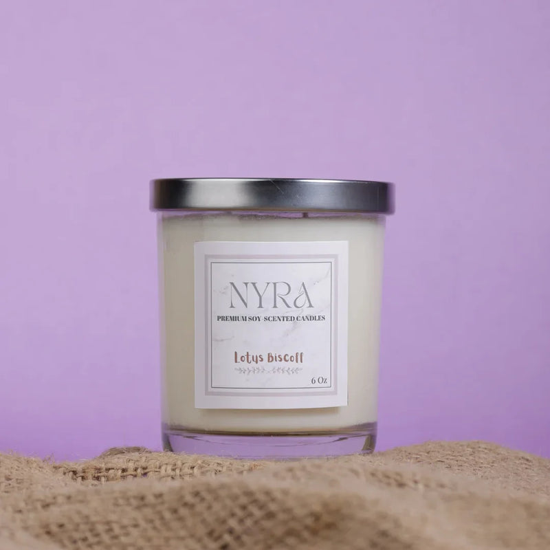 Nyra Premium Lavender Scented Candle