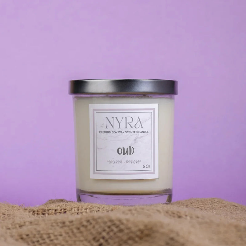 Nyra Premium Oud Scented Candle