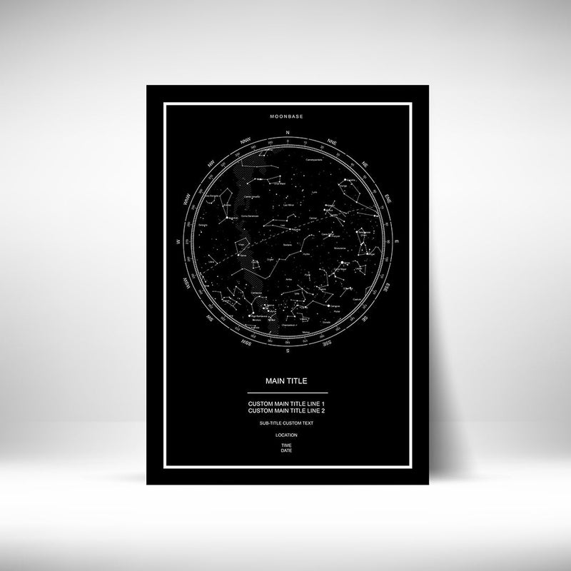 Personalized NOVA I - Star Map by Moonbase