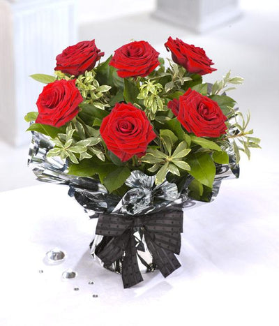 6 Red Roses - TCS Sentiments Express