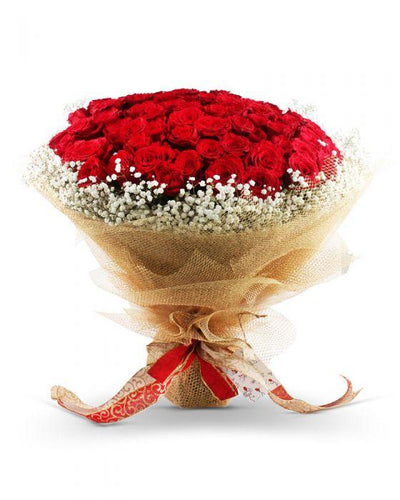 Full of Love (100 Imported Roses) - TCS Sentiments Express