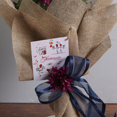 French Violet Bouquet - TCS Sentiments Express